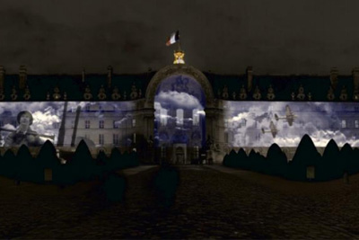 Spectacle sons et lumières gratuit sur l’Hôtel des Invalides