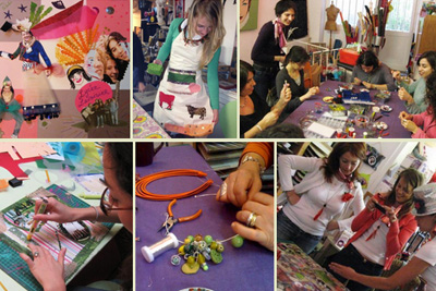 Atelier de création au choix : technique mosaïque, coaching déco, scrapbooking...