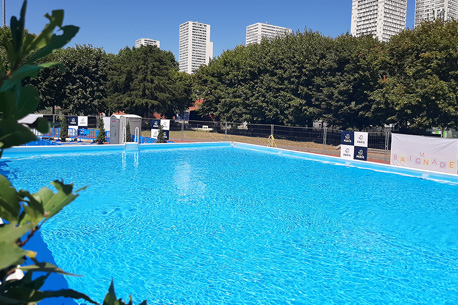 Piscine extérieure gratuite au Stade Carpentier