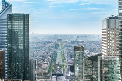  Feu d’artifice du 14 juillet sur le toit de l’Arche de La Défense