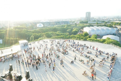 Rooftop gratuit à Paris sur le toit de la Philharmonie