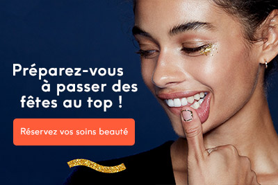 Promos beauté pour Noël (mise en beauté : coiffure, manucure, massage...) 