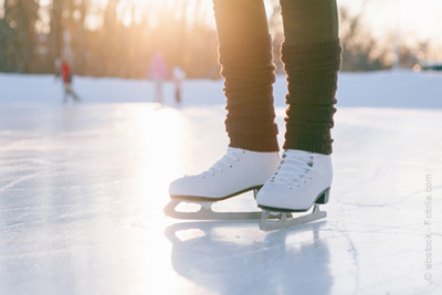 Patinoire gratuite au Champ de Mars