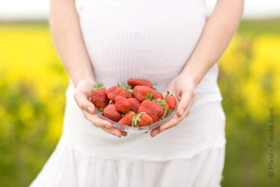 Fraises gratuites pour les femmes enceintes (2 kg)