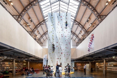 Escalade gratuite au Pavillon de l’Arsenal