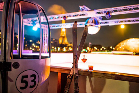 Rooftop bulle d’hiver ambiance chalet des montagnes