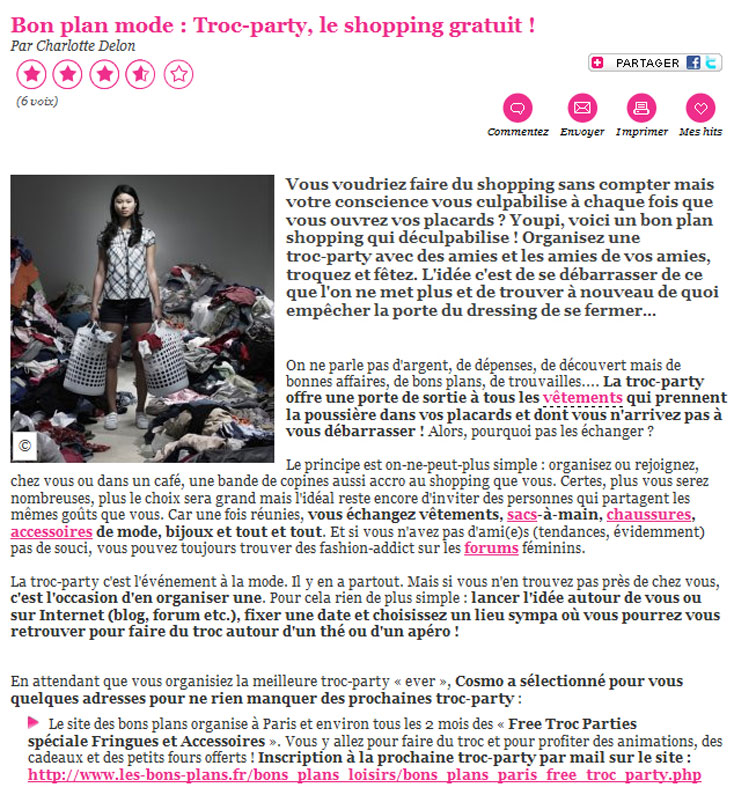 presse free troc party cosmopolotain