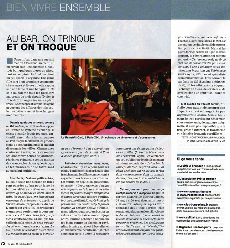 presse free troc party la vie